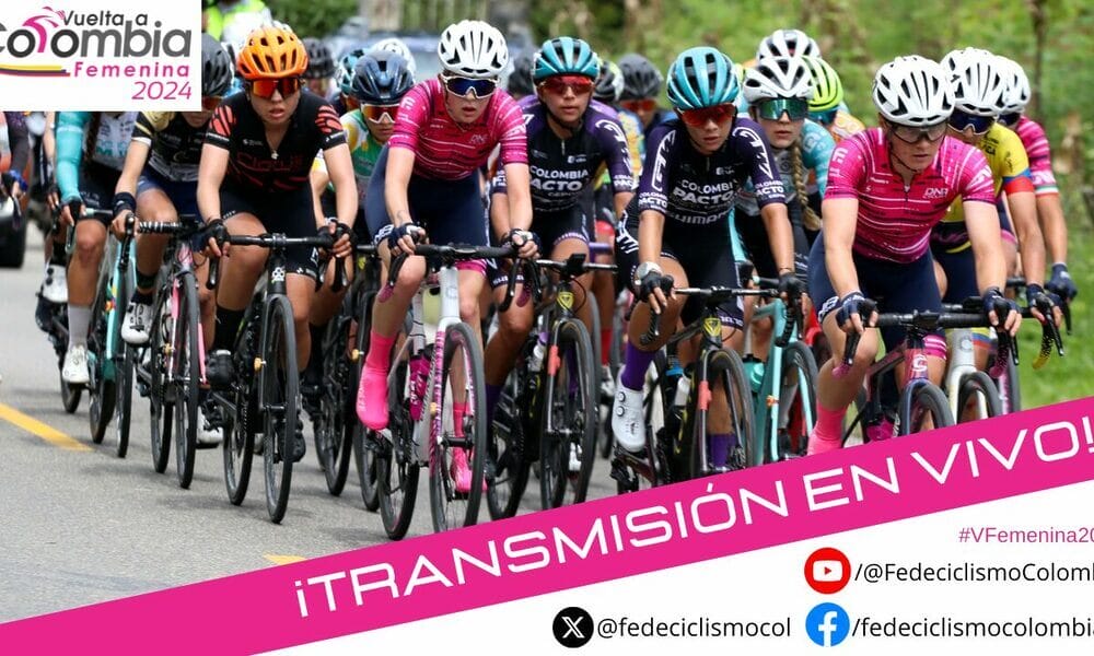 La Vuelta a Colombia Femenina 2024 se transmitirá en vivo a través de